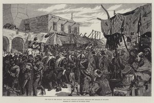 ソーダン戦争、スアキムのバザールを行進する海軍旅団